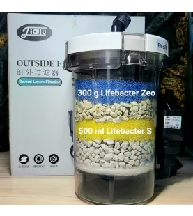 Lifebio - ZeoS200 - Bộ lọc cho kỵ khí cho bể tép & san hô dưới 200 L